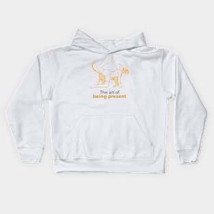 The Art of Being Present Kids Hoodie